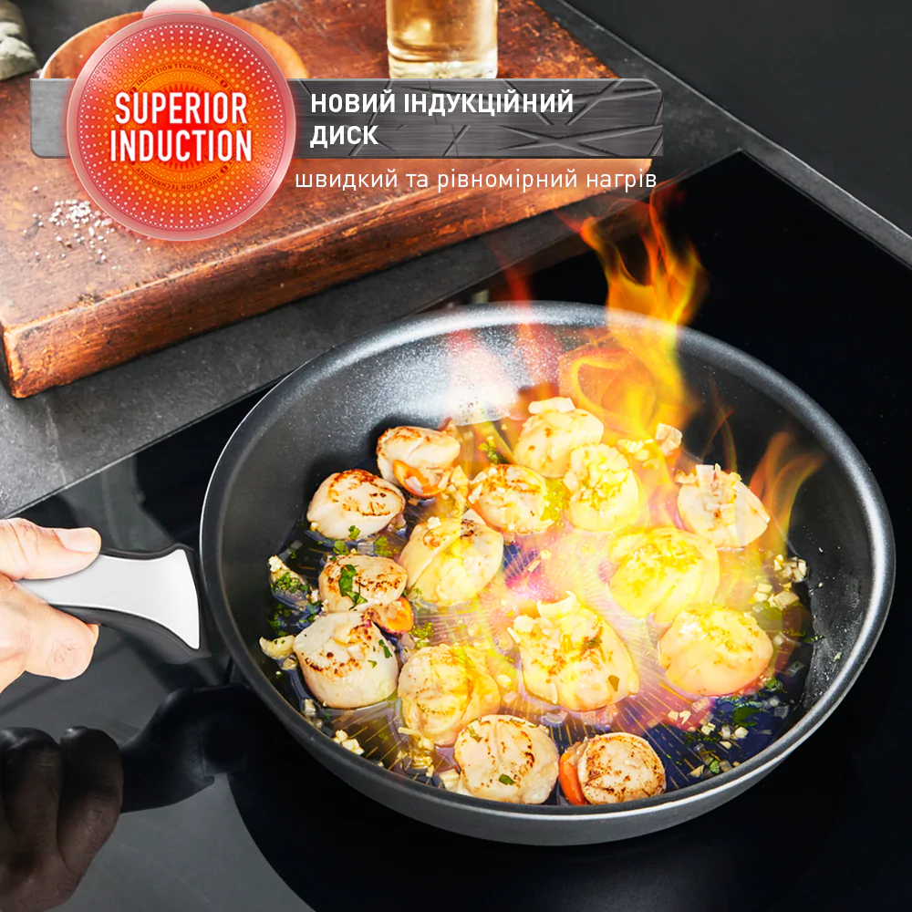 Набір сковорідок Tefal Unlimited On 3 предмета G2599102